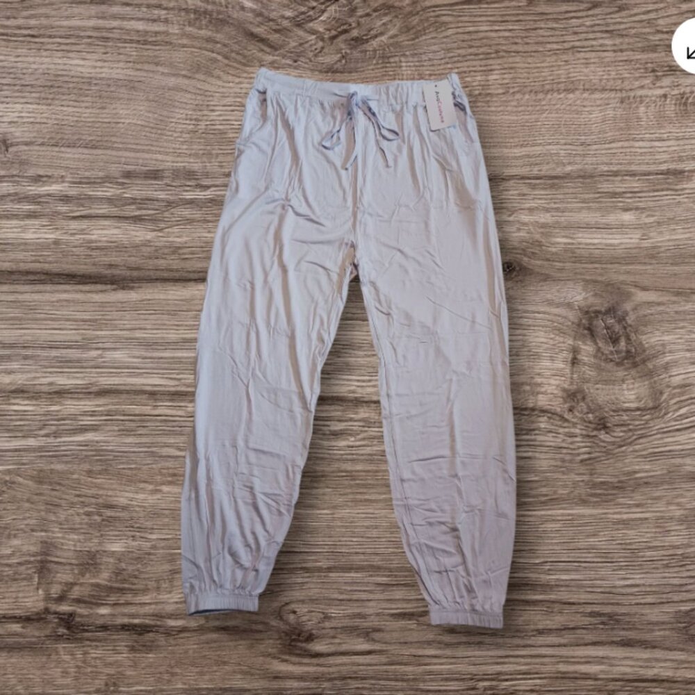 Ava Costume Women's Jogger Pants Size L Stretch Active light purple